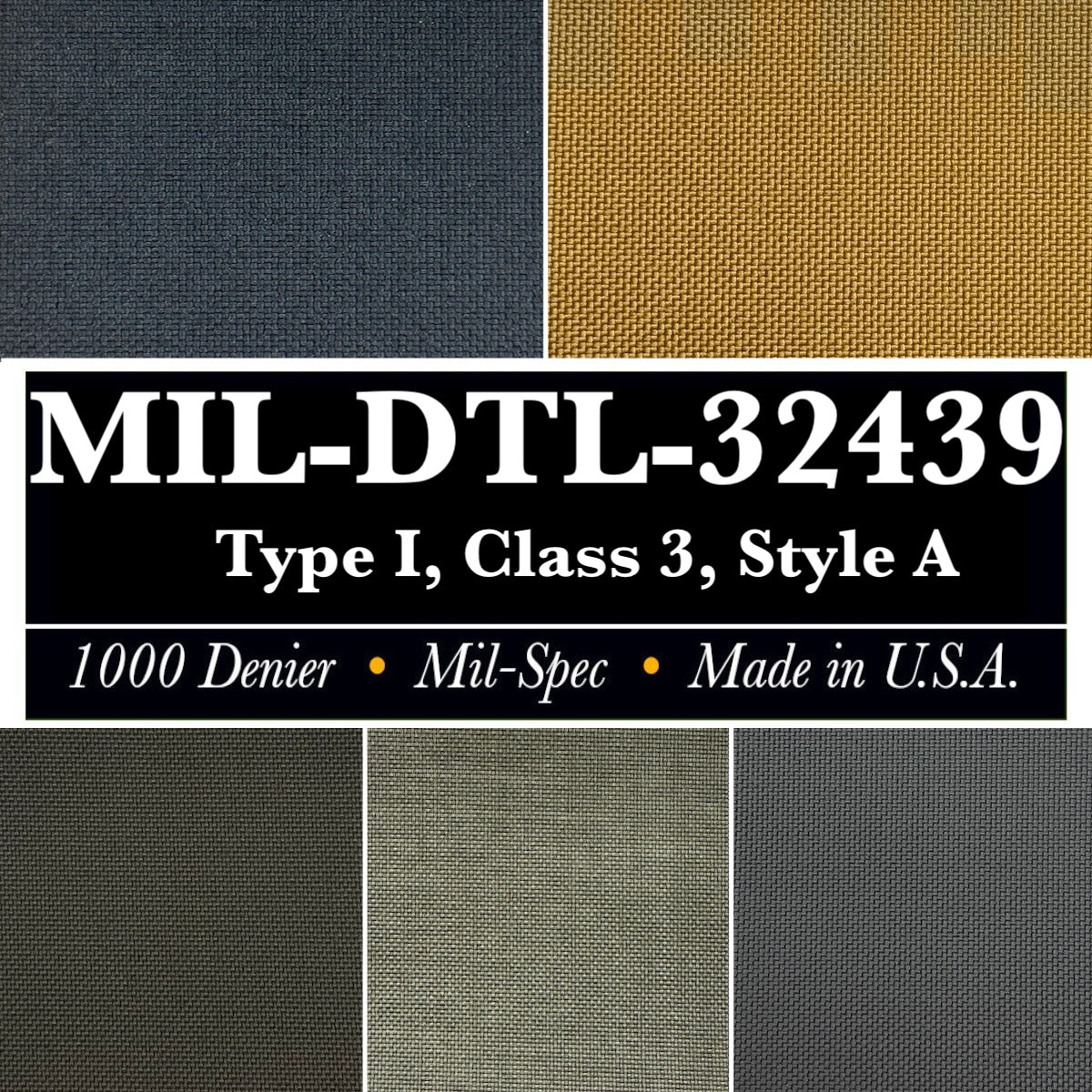 1000 Denier CORDURA Truelock™ Fabric, Mil-Spec Nylon Fabric (Sold per Yard)