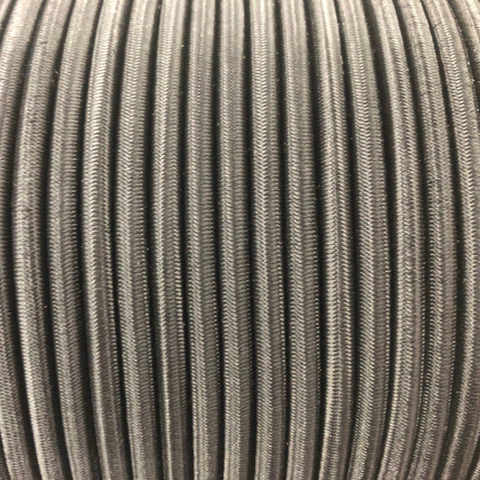 1/4" Black Elastic Draw Cord (Sold per Yard)