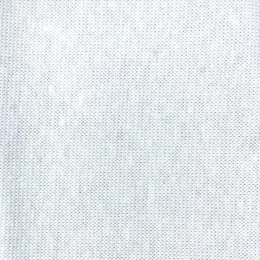 1x1 Cotton Spandex Ribbing - White (Sold per Inch)