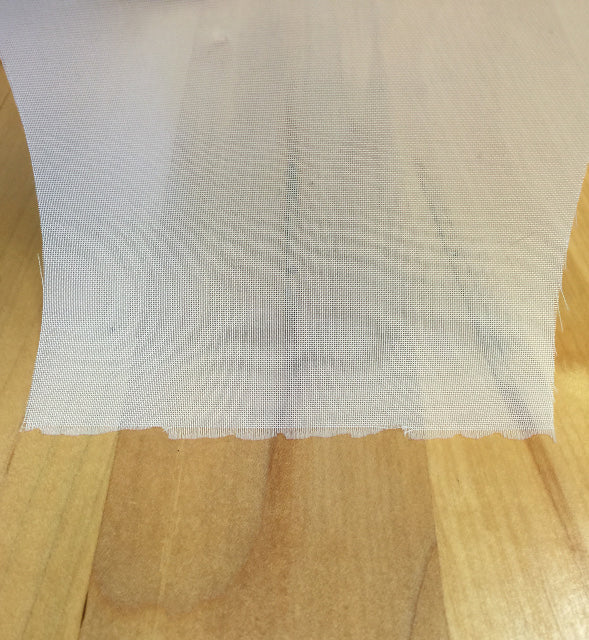Ultra Fine Woven Mesh, 116" wide, White (Sold per Yard)