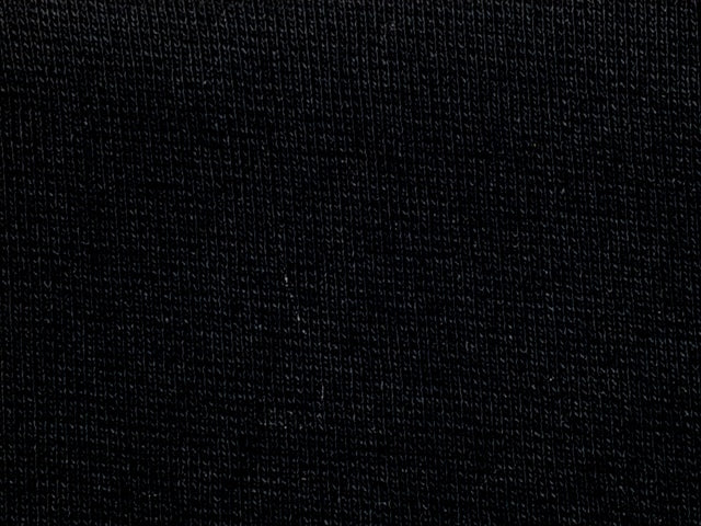 1x2 Cotton Spandex Ribbing - Black (Sold per Inch)
