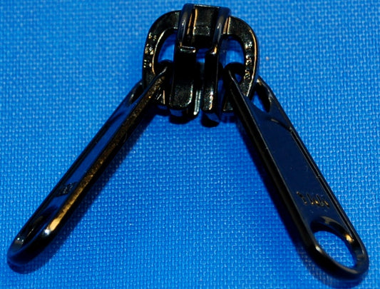 #5 YKK® Coil Double Pull Zipper Slider - Black (Sold per Each)