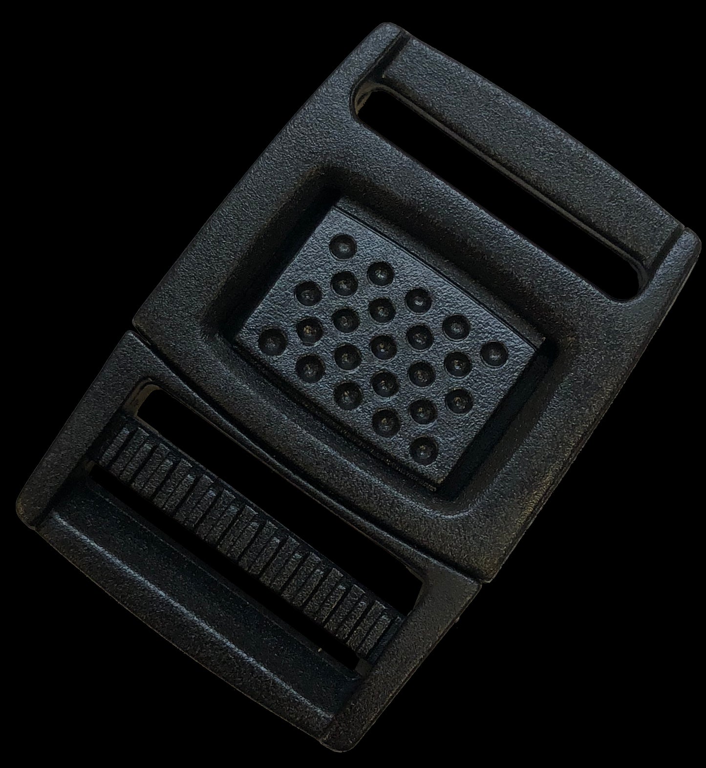 1 inch (25mm) Center Release Buckles, Black (Sold per Each)