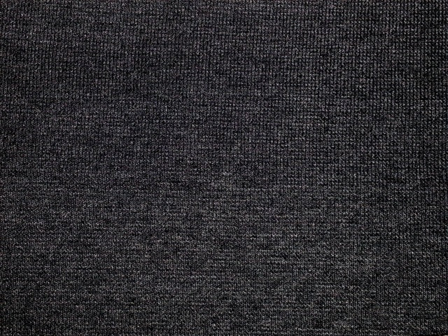 1x2 Cotton Ribbing - Heather Charcoal (Sold per Inch)