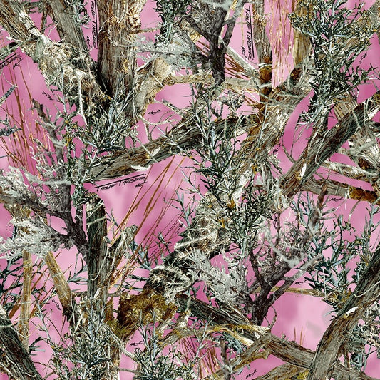 Satinique Camouflage Bridal Satin - MC2 Pink (Sold per Yard)