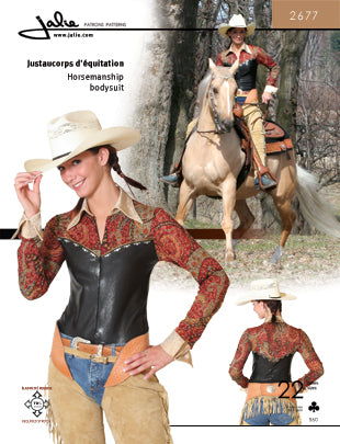 Horsemanship Bodysuit Pattern (Sold per Each)