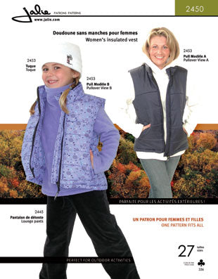 Women's Insulated Vest Pattern (Sold per Each)