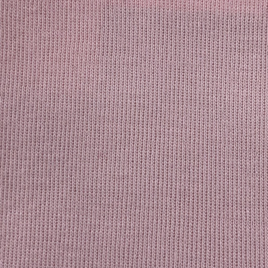 Soft Touch Poly/Spandex Ribbing - Powder Pink (Sold per Inch)