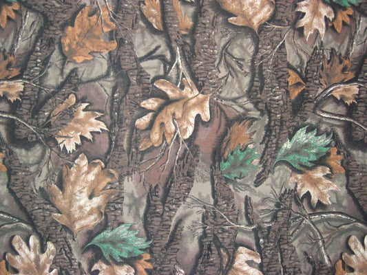 60% Cotton/40% Poly Camouflage Twill Fabric - SporTiger camo (Sold per Yard)