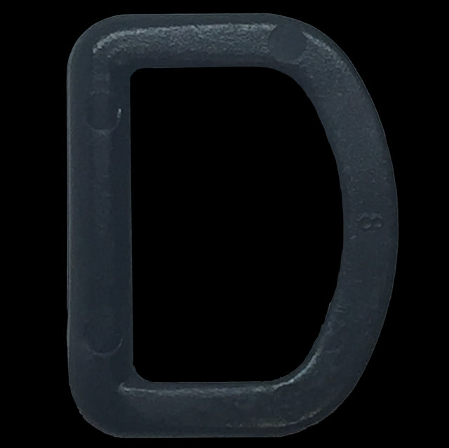 1 inch (25mm) Nexus D-Rings - Black (Sold per Each)