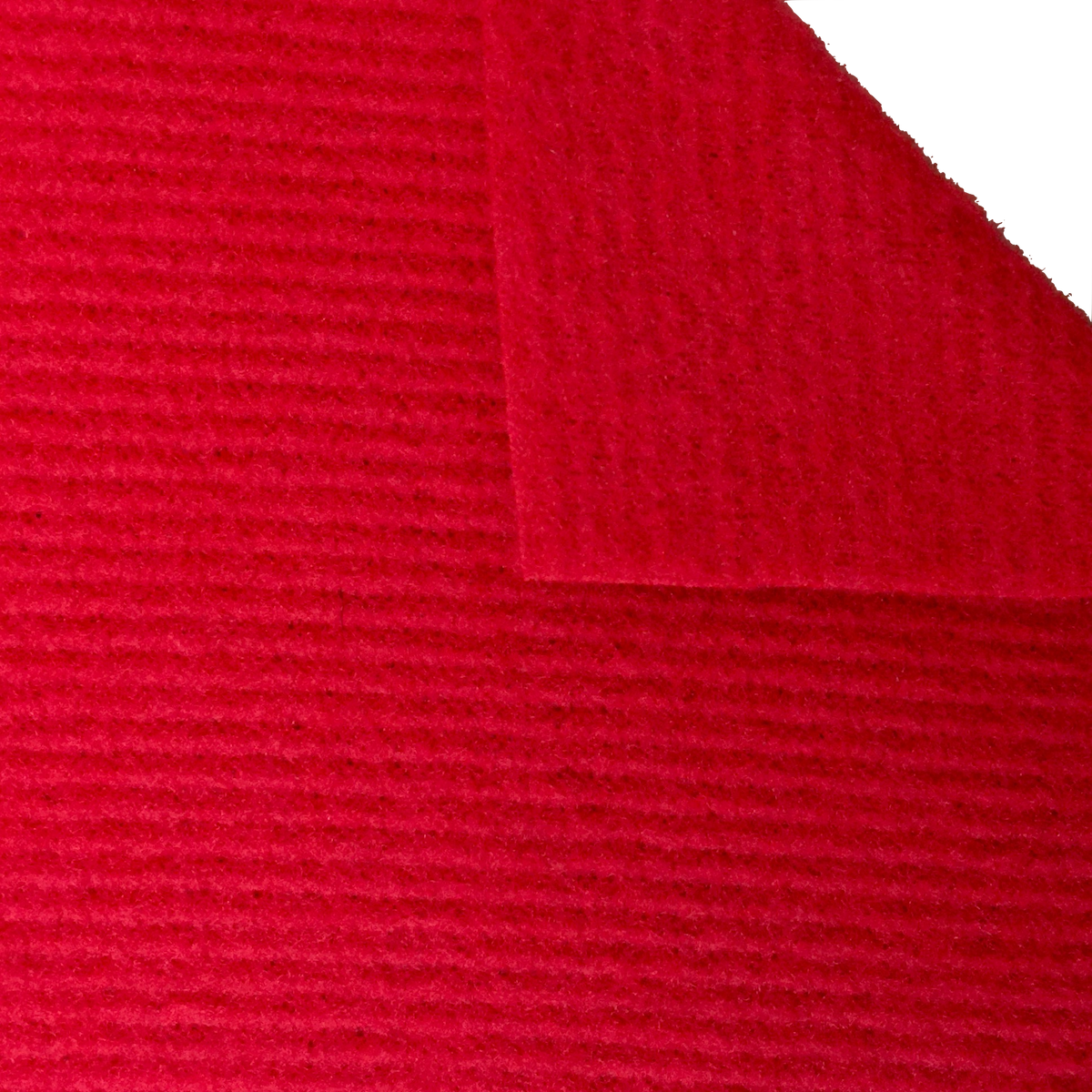 Polartec® 100 Weight, Ribbed Red (Sold per Yard)