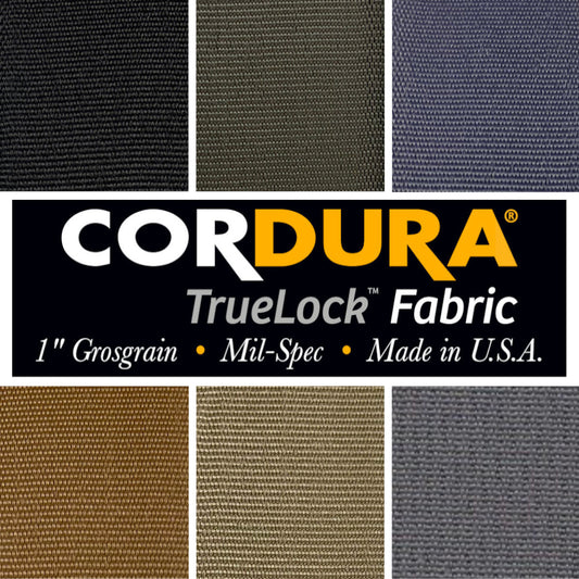 1 inch (25mm) CORDURA® TRUELOCK™, Mil-Spec Grosgrain Ribbon  (Sold per Yard)