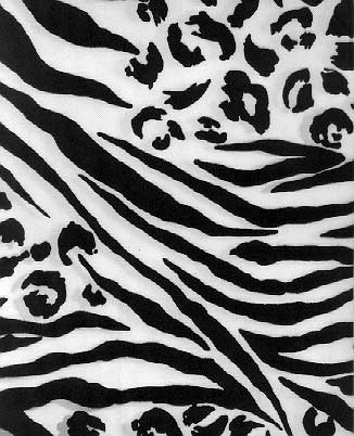 Dye sublimation service for Animal Print Library(Sold by the Yard)