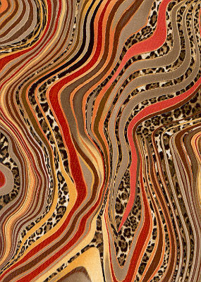 Dye sublimation service for Animal Print Library(Sold by the Yard)