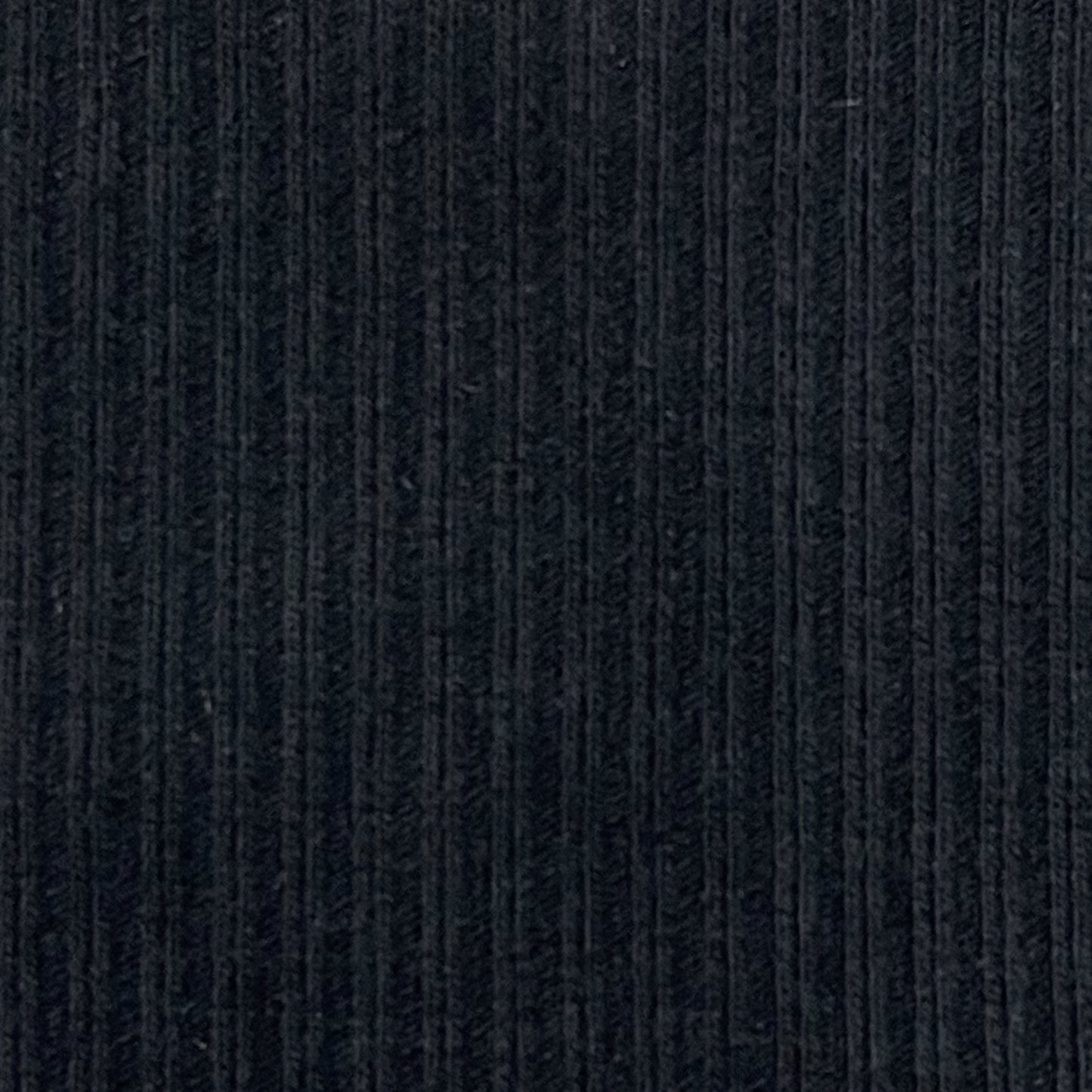 Lightweight Ribbing - Black (Sold per Inch)