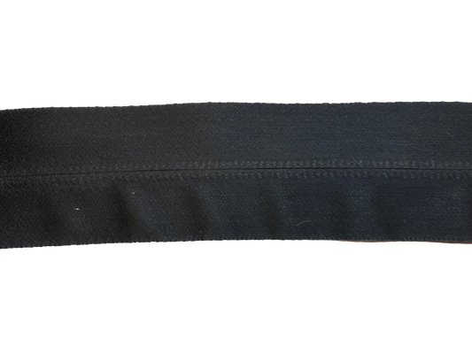 #8 YKK® Water Resistant Coil Zipper-by-the-Yard - Matte Black Uretek Finish (Sold per Yard)