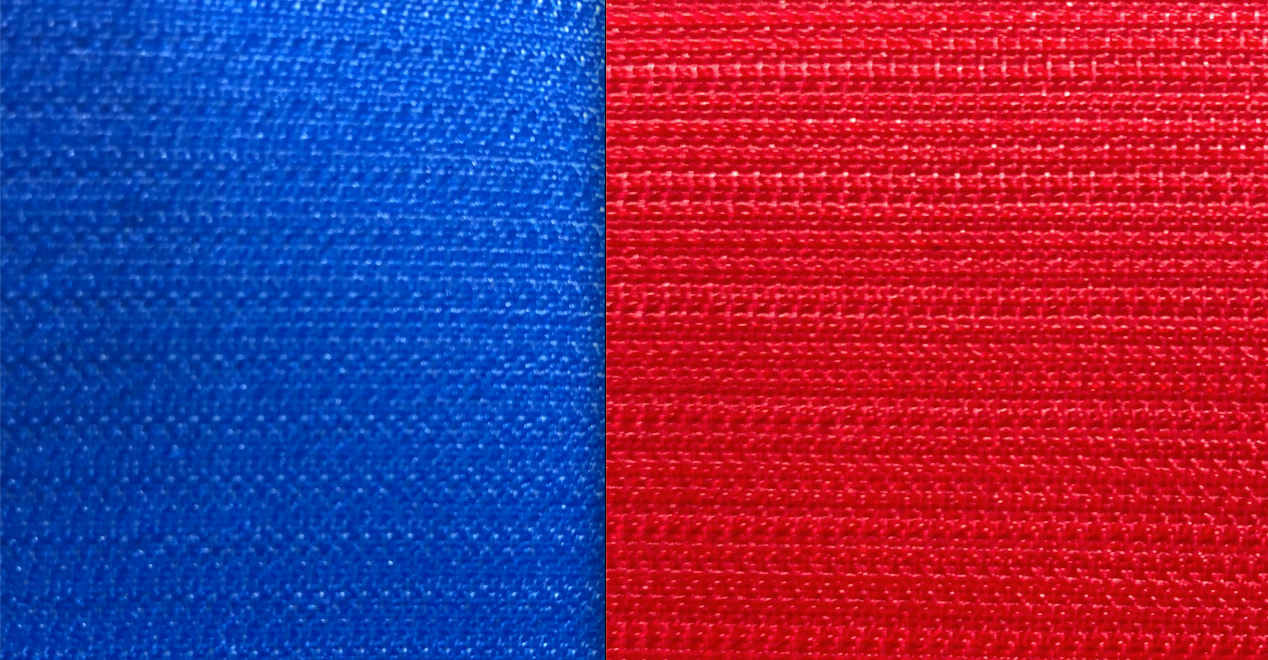 1, 2, & 4 Inch Velcro Blue & Red Hook (Sold Per Yard)