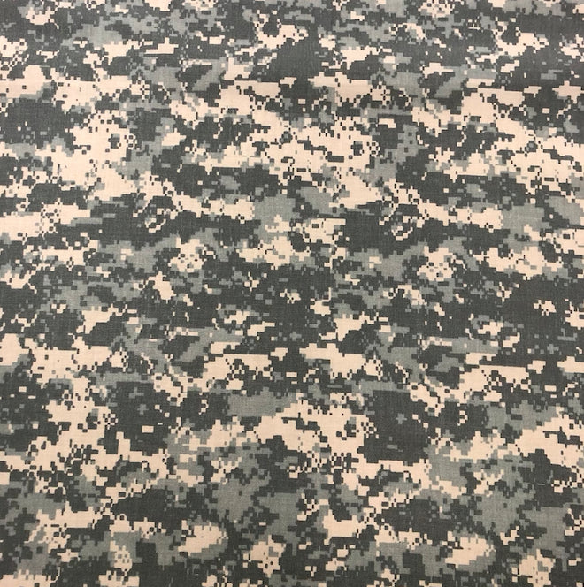 ***SEGUNDOS*** Tejido de nailon CORDURA® recubierto de 1000 denier - Camuflaje ACU (vendido por yarda)