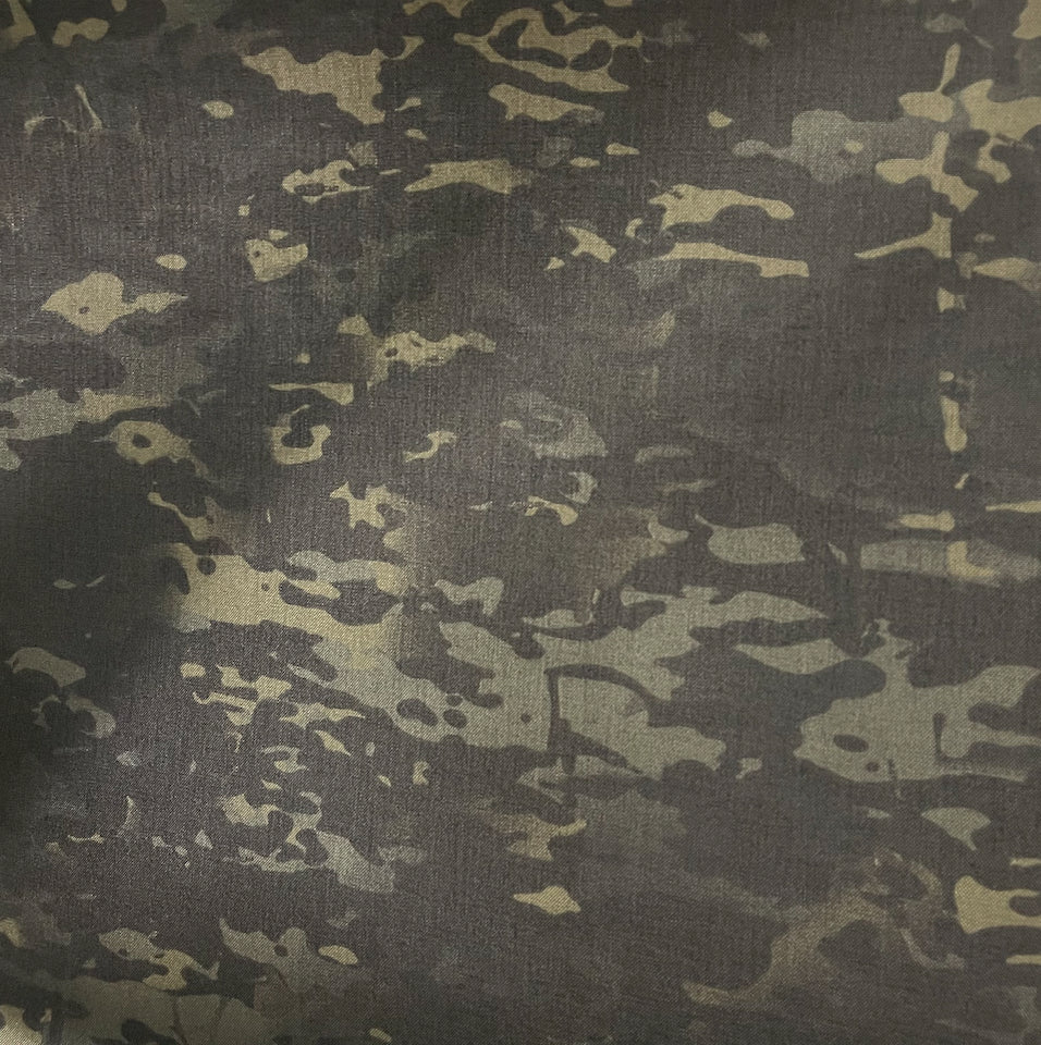 1000 Denier Mil-Spec CORDURA® Nylon Fabric - MultiCam Black (Sold per Yard)