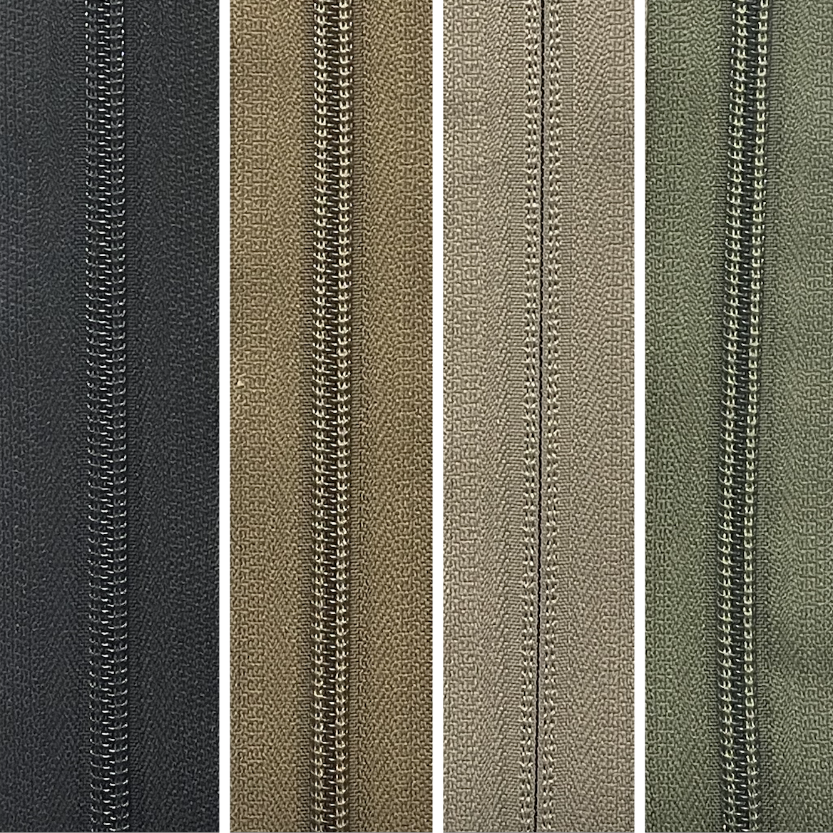 #5 Coil YKK® Zipper by the Yard (Sold per Yard)