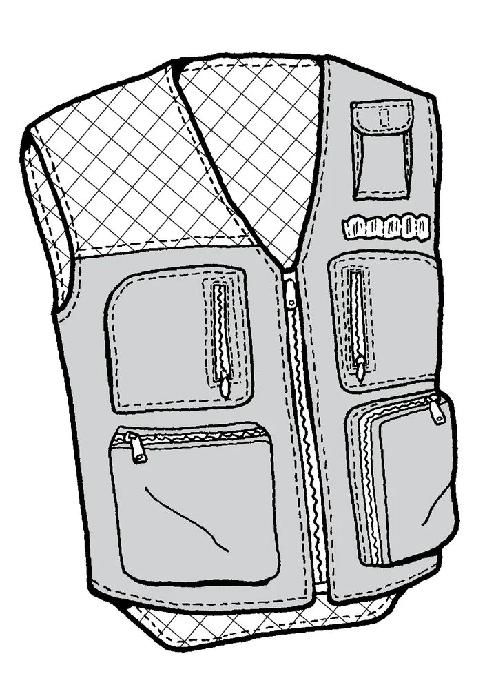 ハンターベスト縫製型紙(1枚単位での販売)