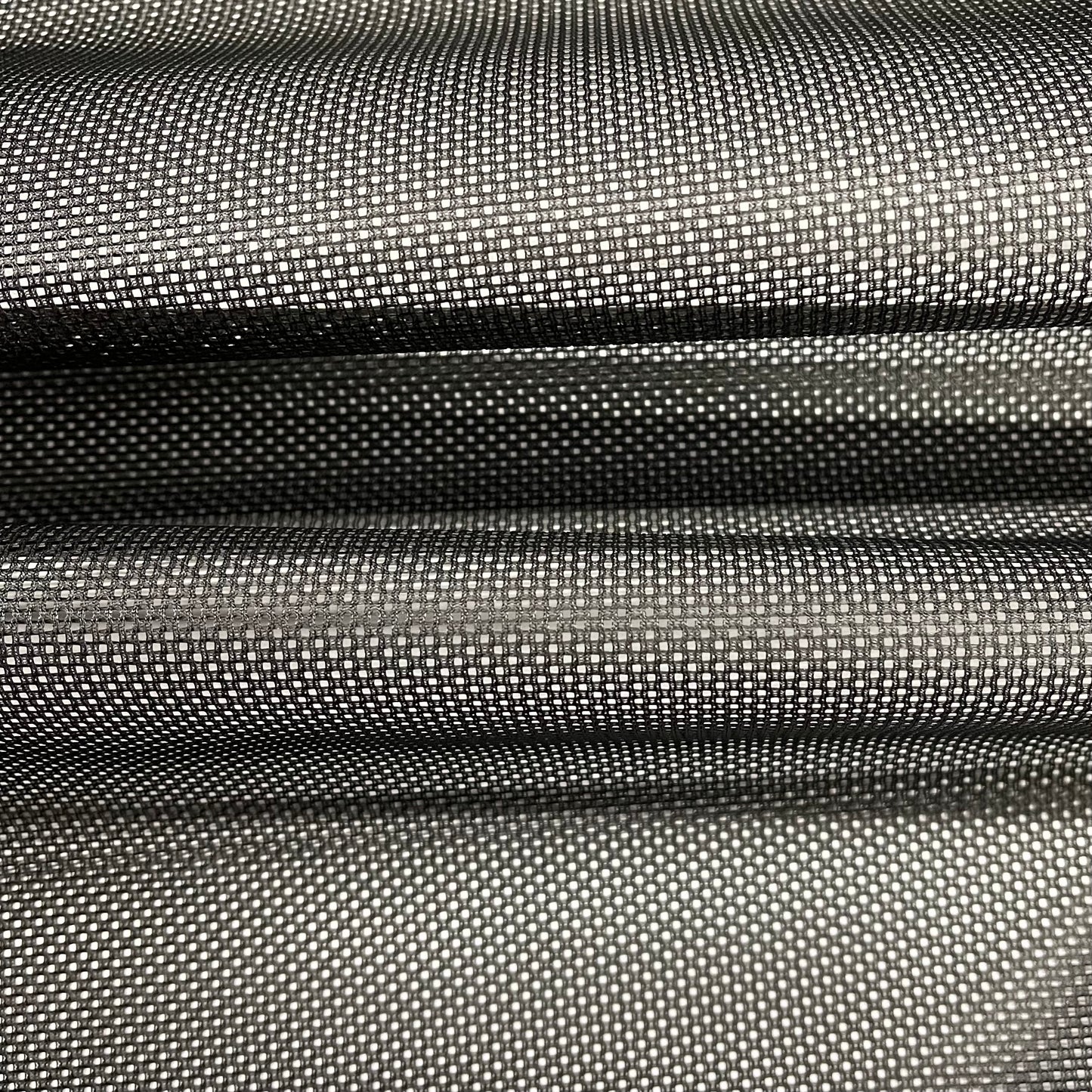 Flat Stiff Mesh - Black (Sold per Yard)