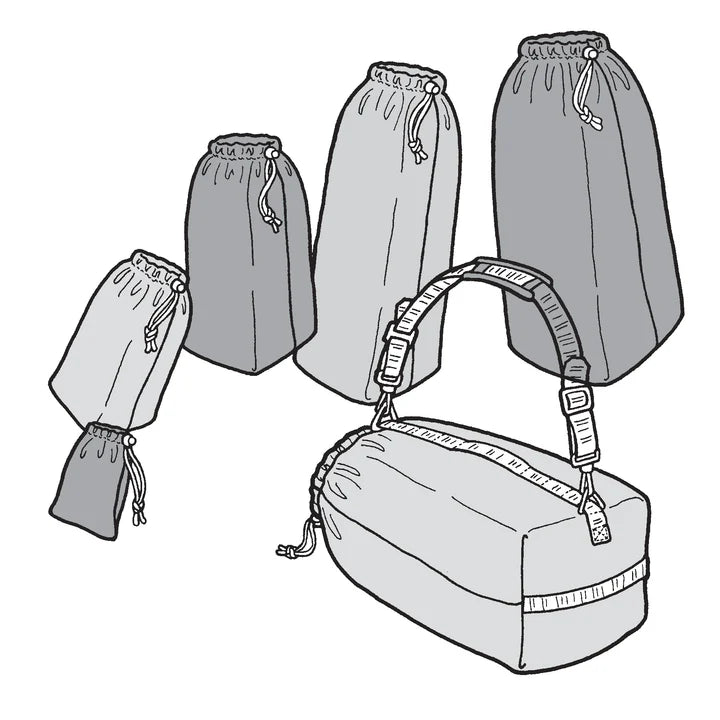 Xsmall to Xlarge Stuff Sack Patterns (Sold per Each)