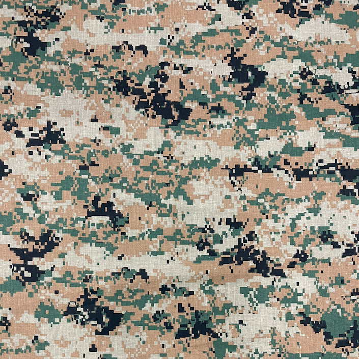 100% Lightweight Cotton Camo Prints (Sold Per Yard)