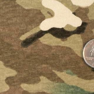 LAMBDA 100% Cotton Knit - MultiCam Camo (Sold Per Yard)