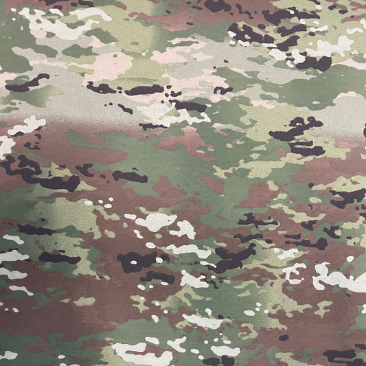 3-Layer Taslite 2.8 Ounce Nylon Waterproof Breathable Camouflage Fabric - Scorpion W2 (Sold per Yard)