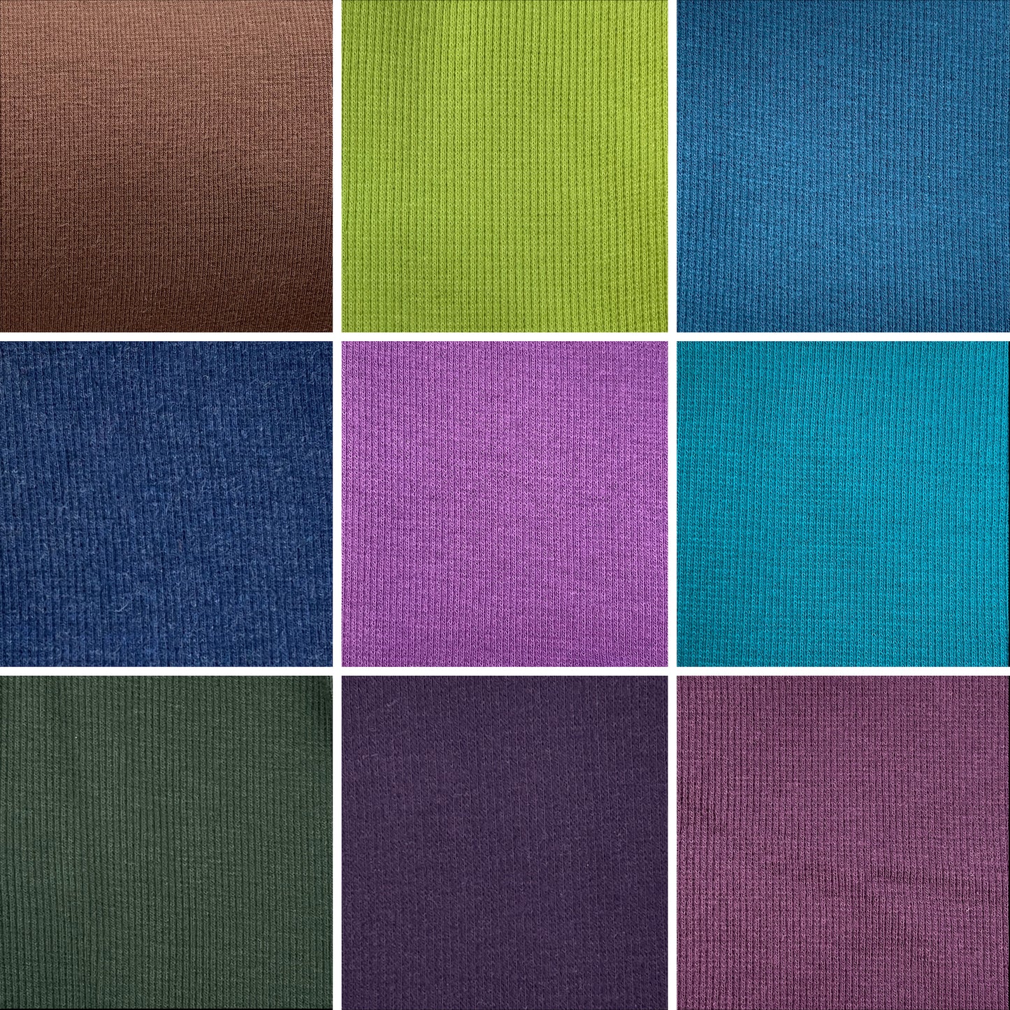 18 inch Tubular Ribbing 2x2 construction 95% Cotton, 5% Spandex (Sold per Inch)