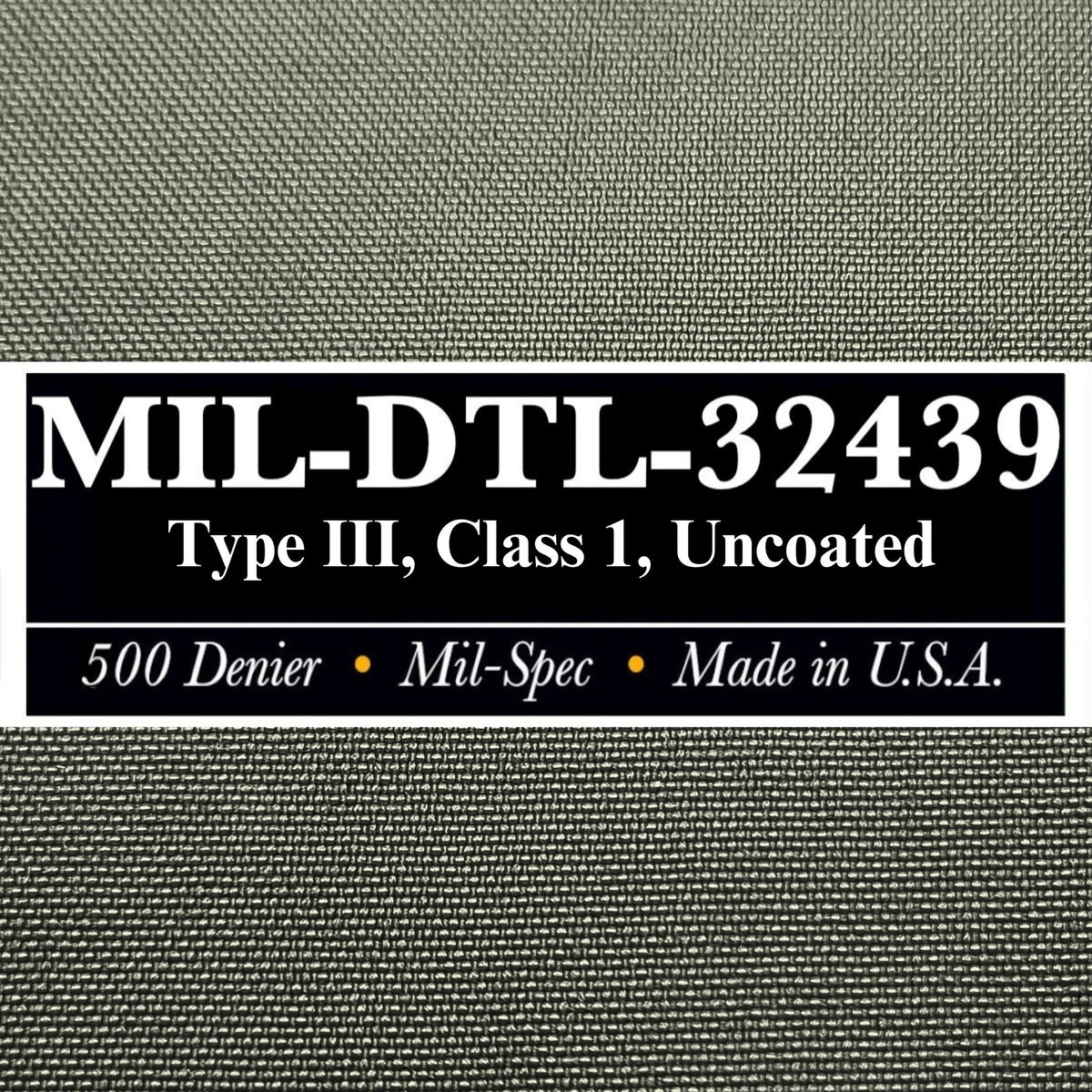 500 Denier CORDURA Truelock™ Fabric, Uncoated, Mil-Spec Nylon Fabric - Ranger Green (Sold per Yard)