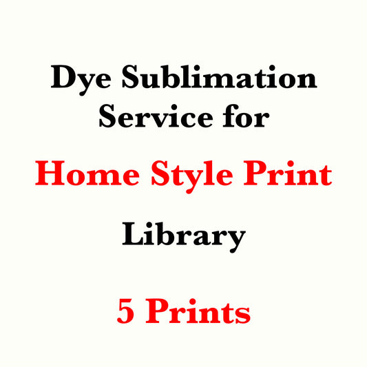 Dye sublimation service for Home Style Print Library(Sold by the Yard)