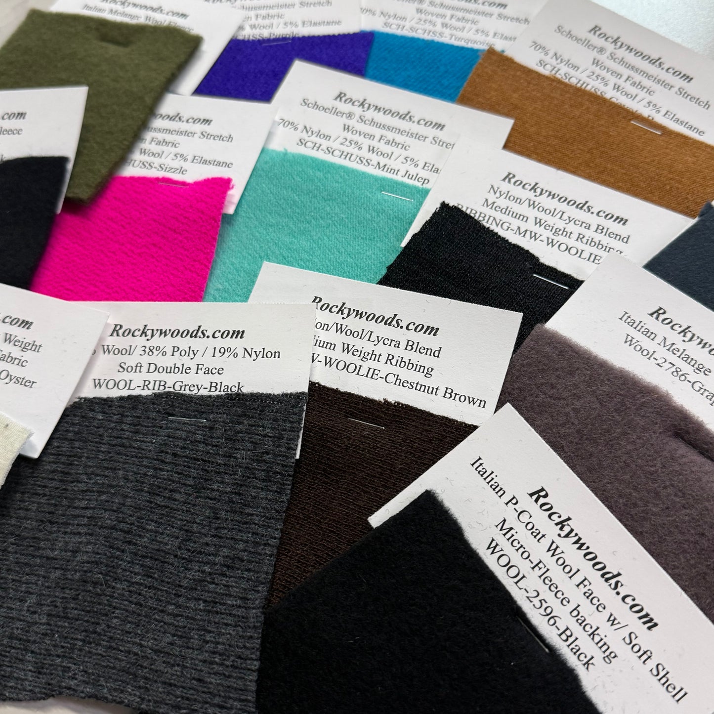 Wool Sample Set (Sold per Each)