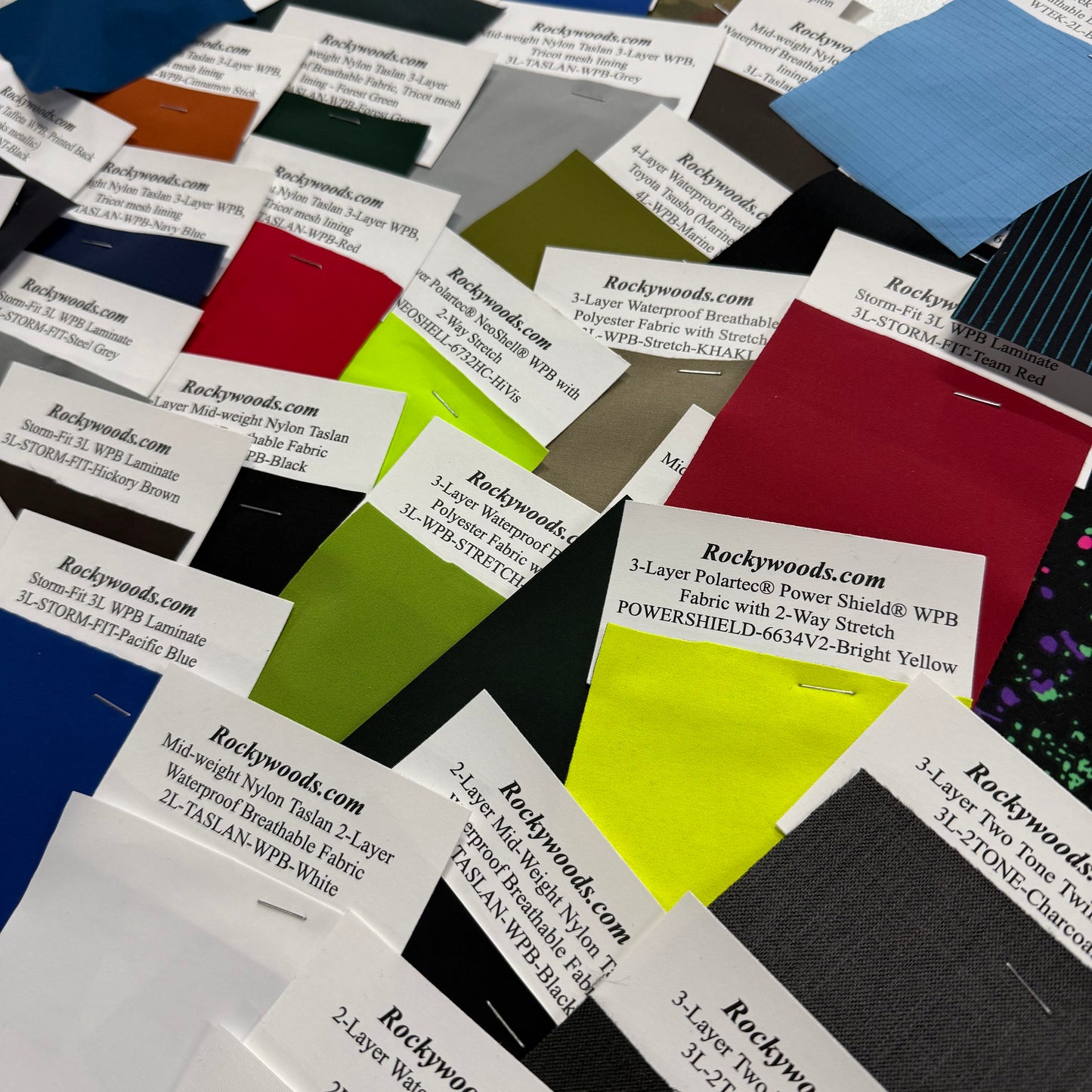 Sample Set of WPB fabrics (Sold per Each)