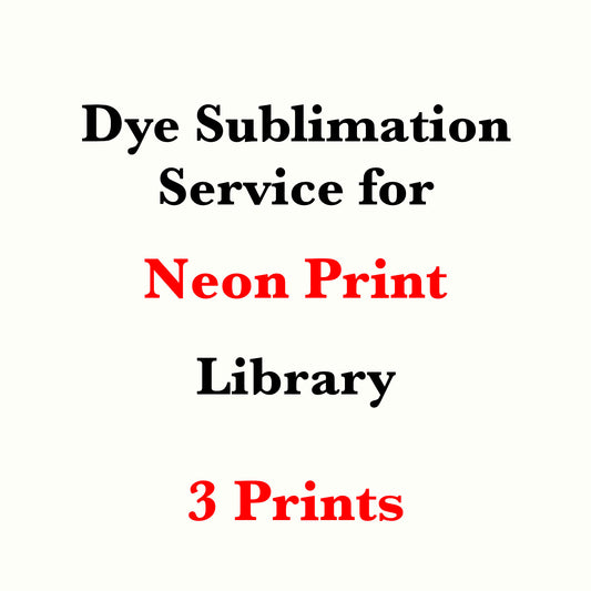 Dye sublimation service for Neon-Abstract Print Library(Sold per Yard)