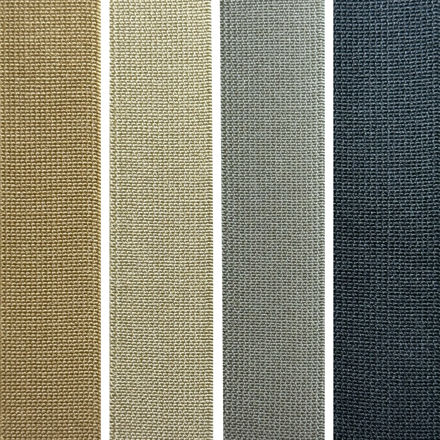 1 inch (25mm) CORDURA® Truelock™ Fabric, Mil-Spec Nylon Woven Elastic (Sold Per Yard)