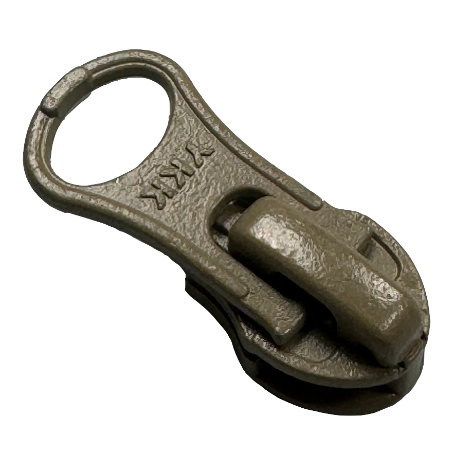 #5 YKK® Reverse Auto Locking Zipper Slider - Tan499 (Sold per Each)