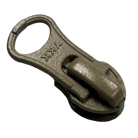 #5 YKK® Reverse Auto Locking Zipper Slider - Tan499 (Sold per Each)