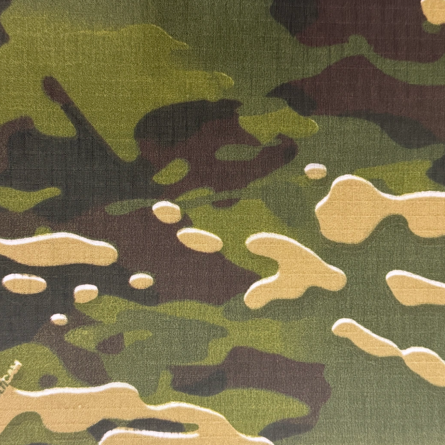 1.9oz Ripstop Nylon, Pure Finish - Military Camo (Sold per Yard)