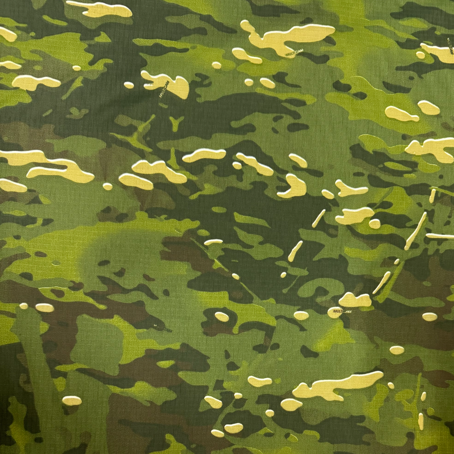 1.9oz Ripstop Nylon, Pure Finish - Military Camo (Sold per Yard)