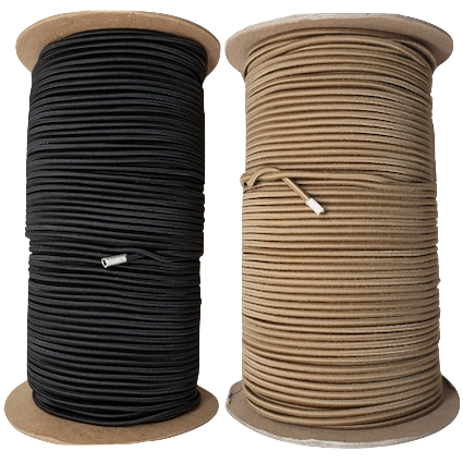 1/8 inch (3mm)  CORDURA® Elastic Draw Cord (Sold per Yard)