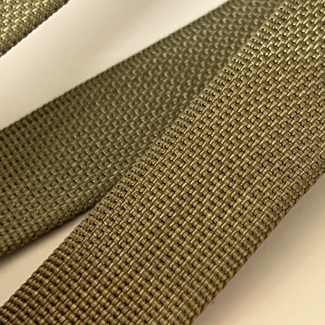 1" Heavy Nylon Webbing - Coyote Tan (Sold per Yard)