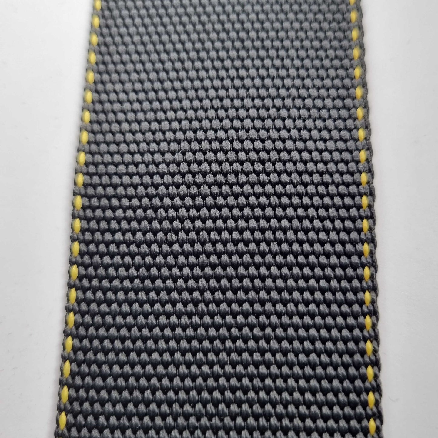 1-3/4" Mil-Spec Nylon Webbing Resin Coated - Black (Sold per Yard)