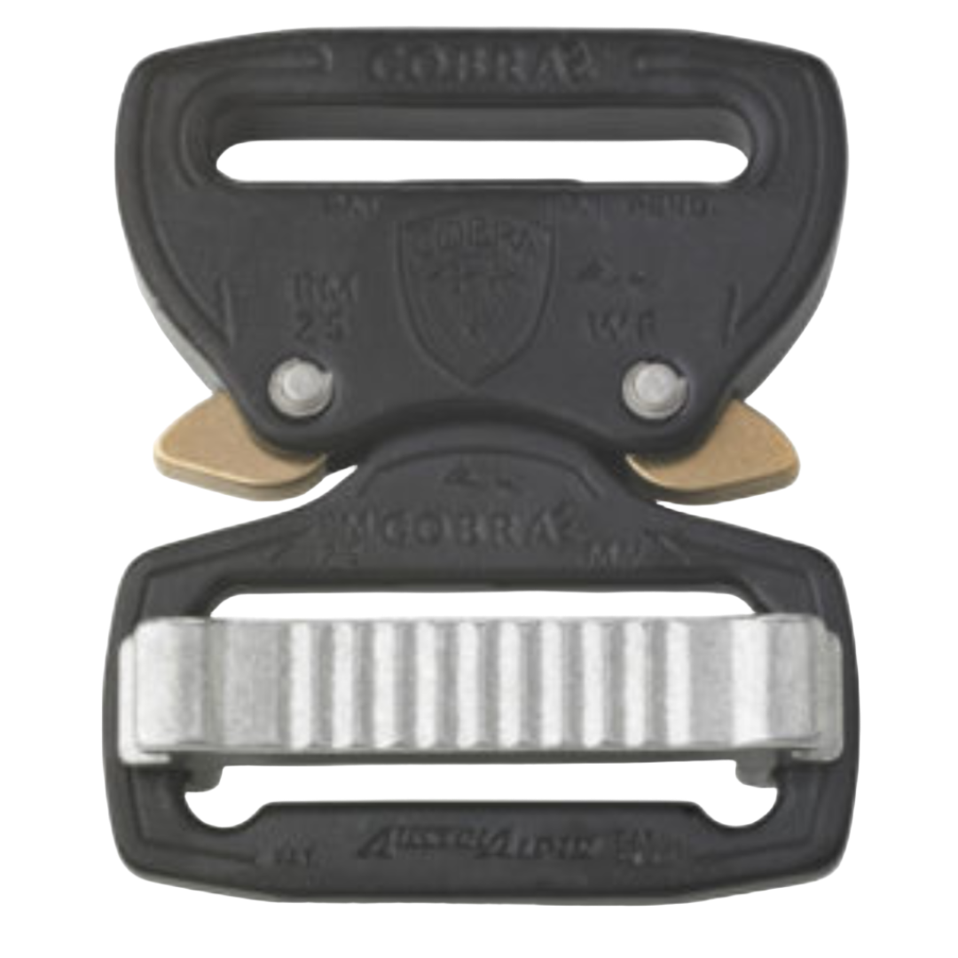 Hebilla ajustable COBRA® FM negra de 1" (25 mm) (se vende por unidad)