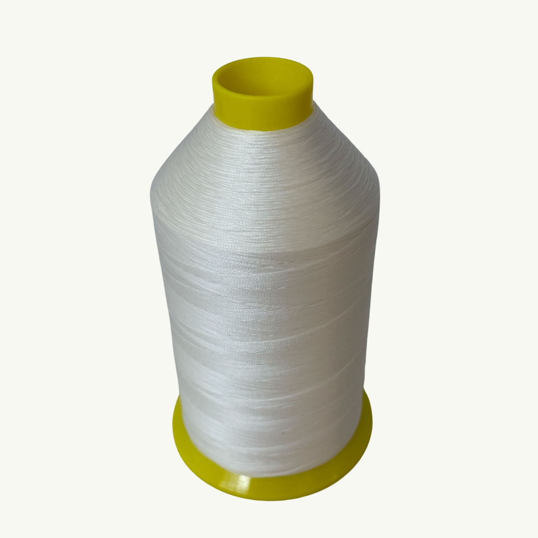 16 oz Cones of Strongbond 40 Bonded Nylon Thread - White (Sold per Each)