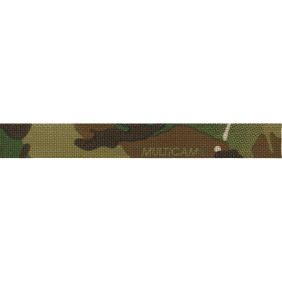 1" Tubular Nylon Webbing - MultiCam (Sold per Yard)