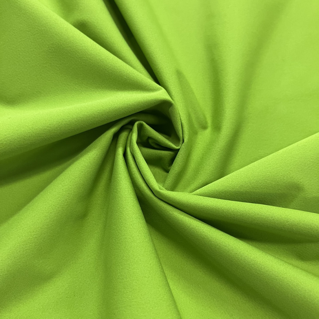 3-Layer Waterproof Breathable Polyester Fabric with Stretch - Wild Lime (Sold per Yard)