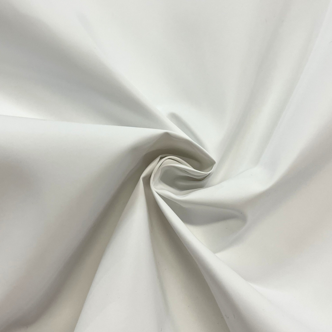 2-Layer Waterproof Breathable Polyester Fabric - Optic White (Sold per Yard)
