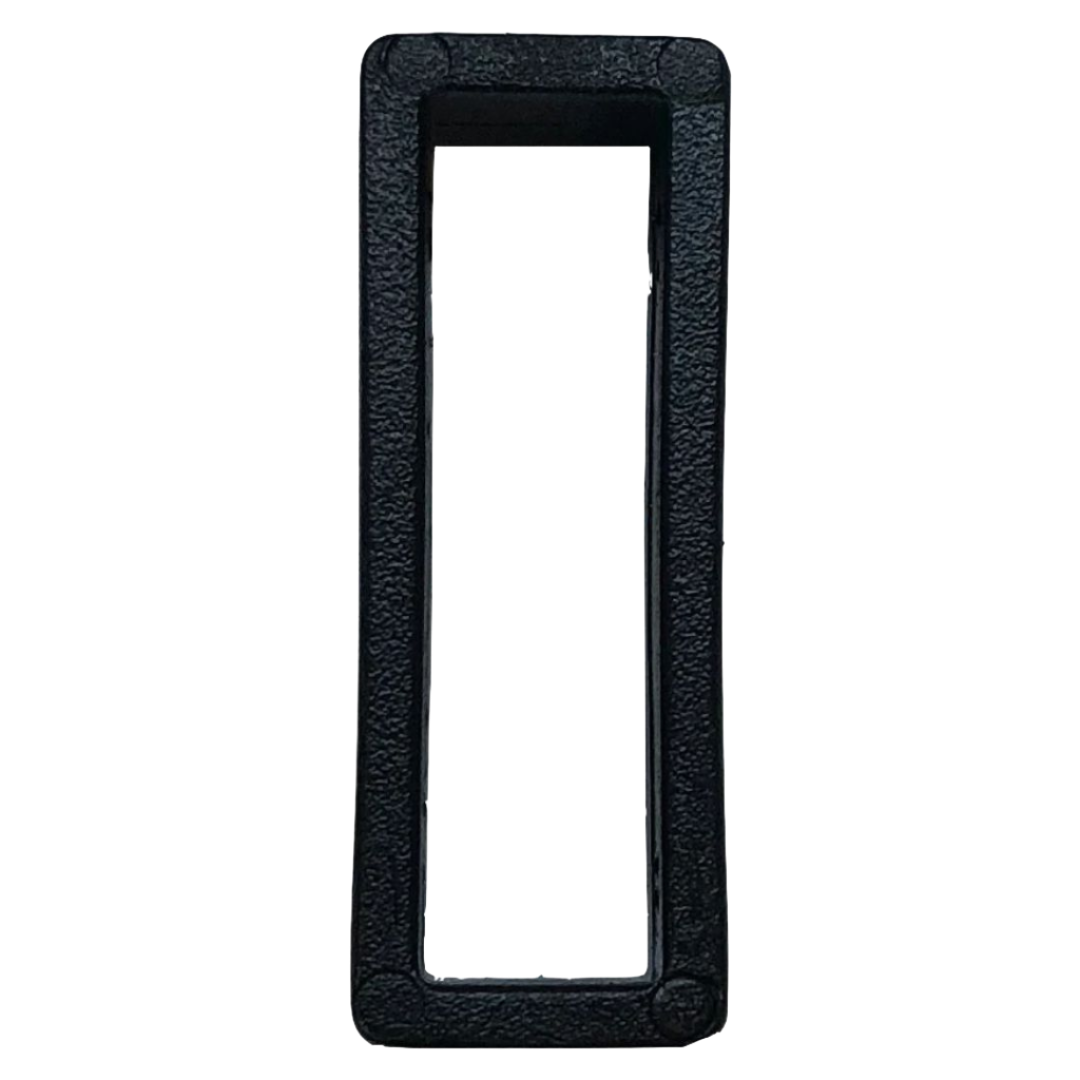 Retenedor de plástico de 3/4" - Negro (se vende por unidad)